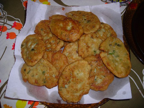 Maiatica a pastetti (frittelle di maiatica)