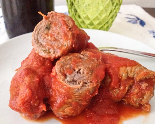 Braciole di carne al ragù